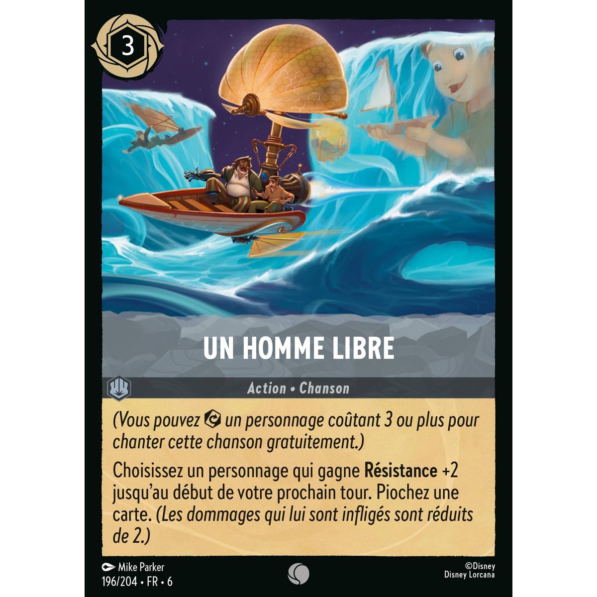 Item A Free Man - 196/204 - AZS - The Azurite Sea - Brilliant - Premium - French