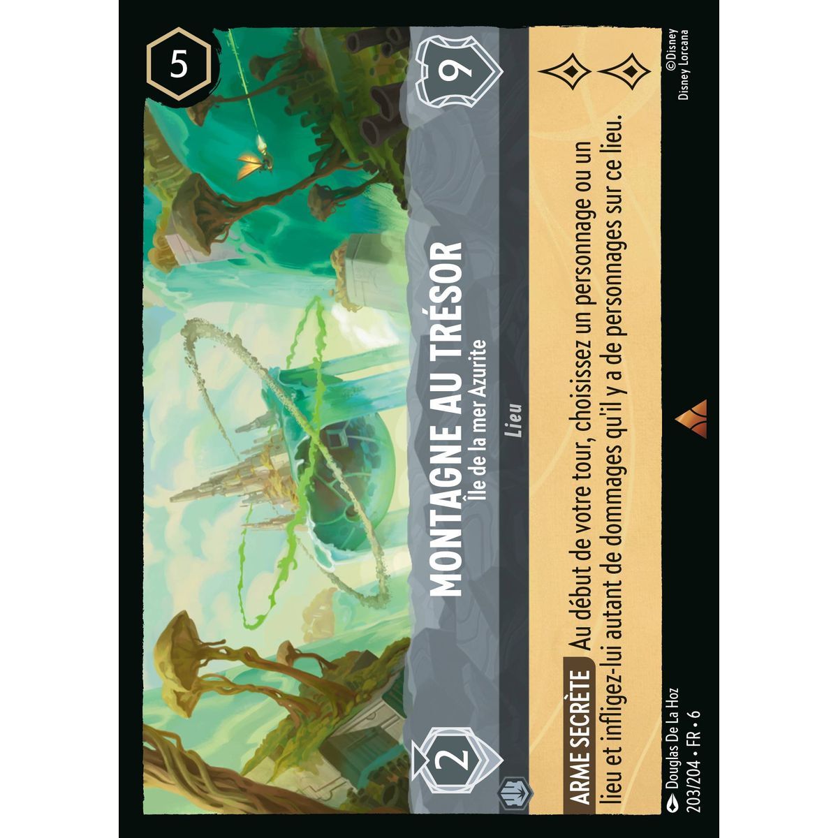 Treasure Mountain, Azurite Sea Island - 203/204 - AZS - The Azurite Sea - Brilliant - Premium - French