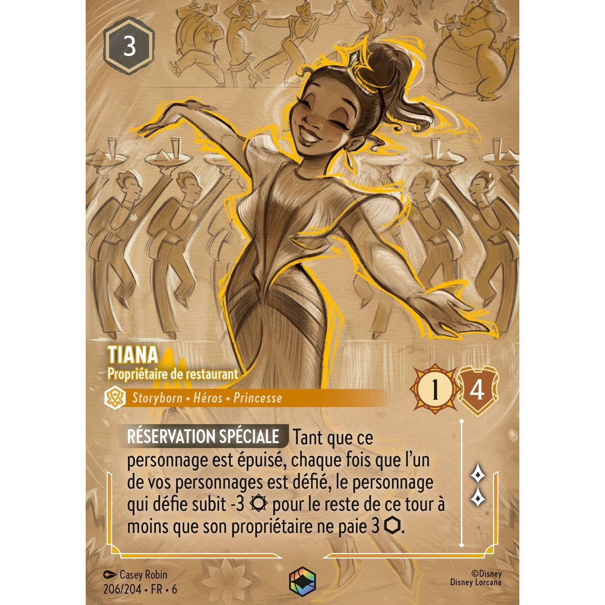 Item Tiana, Restaurant Owner - 206/204 - AZS - La Mer Azurite - Enchanted - French