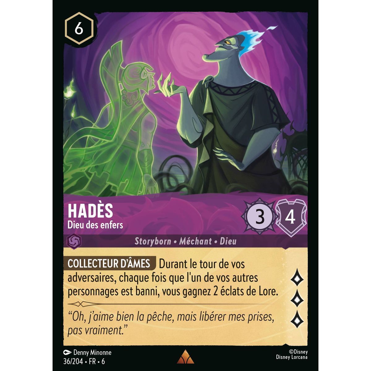 Hades, God of the Underworld - 36/204 - AZS - The Azurite Sea - Brilliant - Premium - French