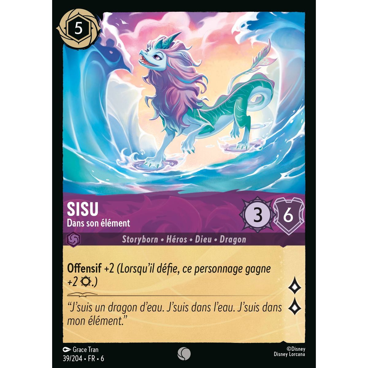 Sisu, In Her Element - 39/204 - AZS - The Azurite Sea - Brilliant - Premium - French