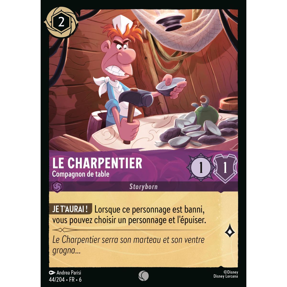 The Carpenter, Table Companion - 44/204 - AZS - The Azurite Sea - Brilliant - Premium - French