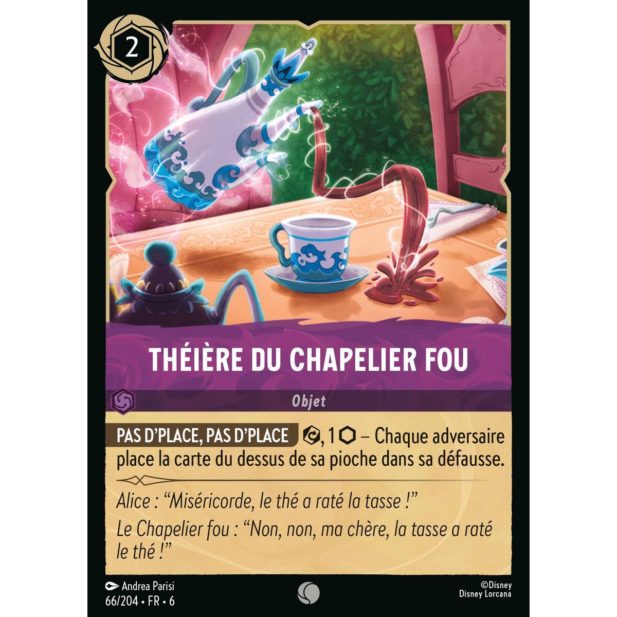 Mad Hatter's Teapot - 66/204 - AZS - La Mer Azurite - Brilliant - Premium - French