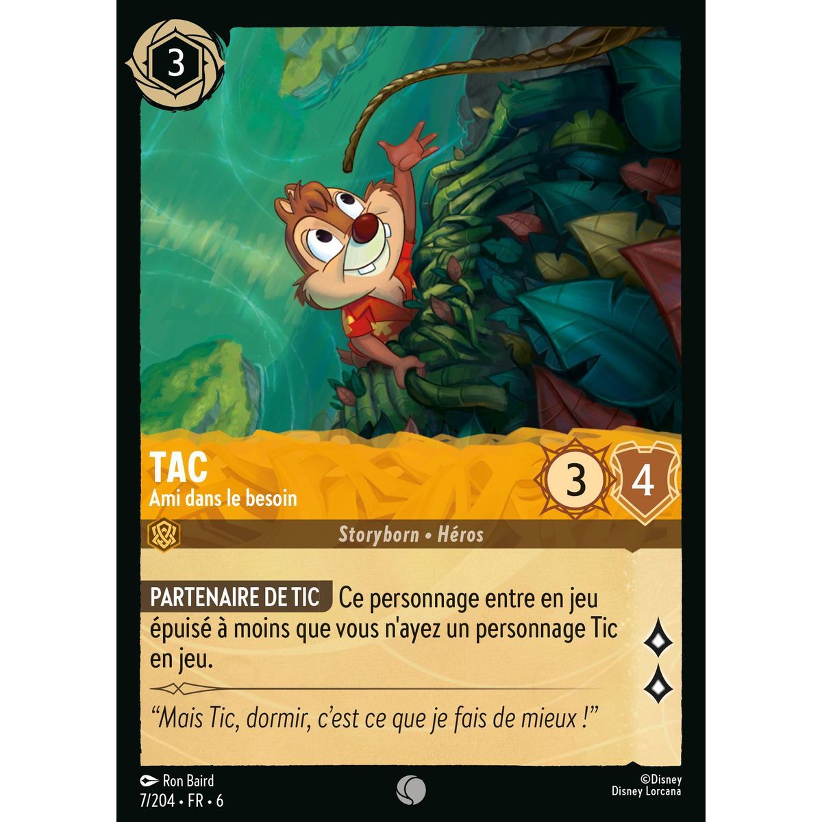 Tac, Friend in Need - 7/204 - AZS - The Azurite Sea - Brilliant - Premium - French