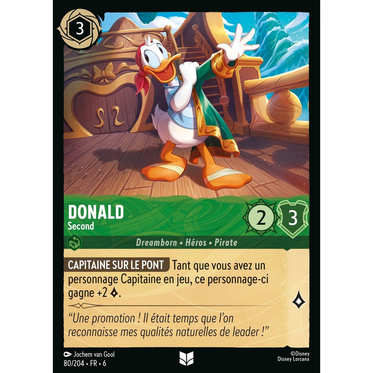 Donald, Second - 80/204 - AZS - The Azurite Sea - Brilliant - Premium - French