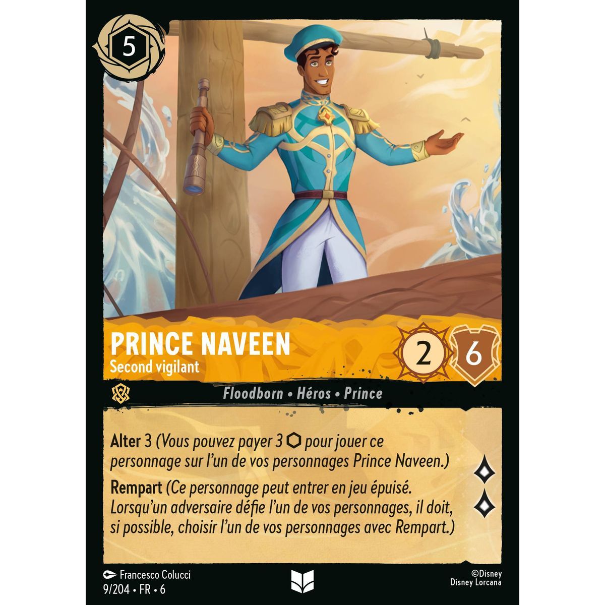 Prince Naveen, Second Watcher - 9/204 - AZS - The Azurite Sea - Brilliant - Premium - French