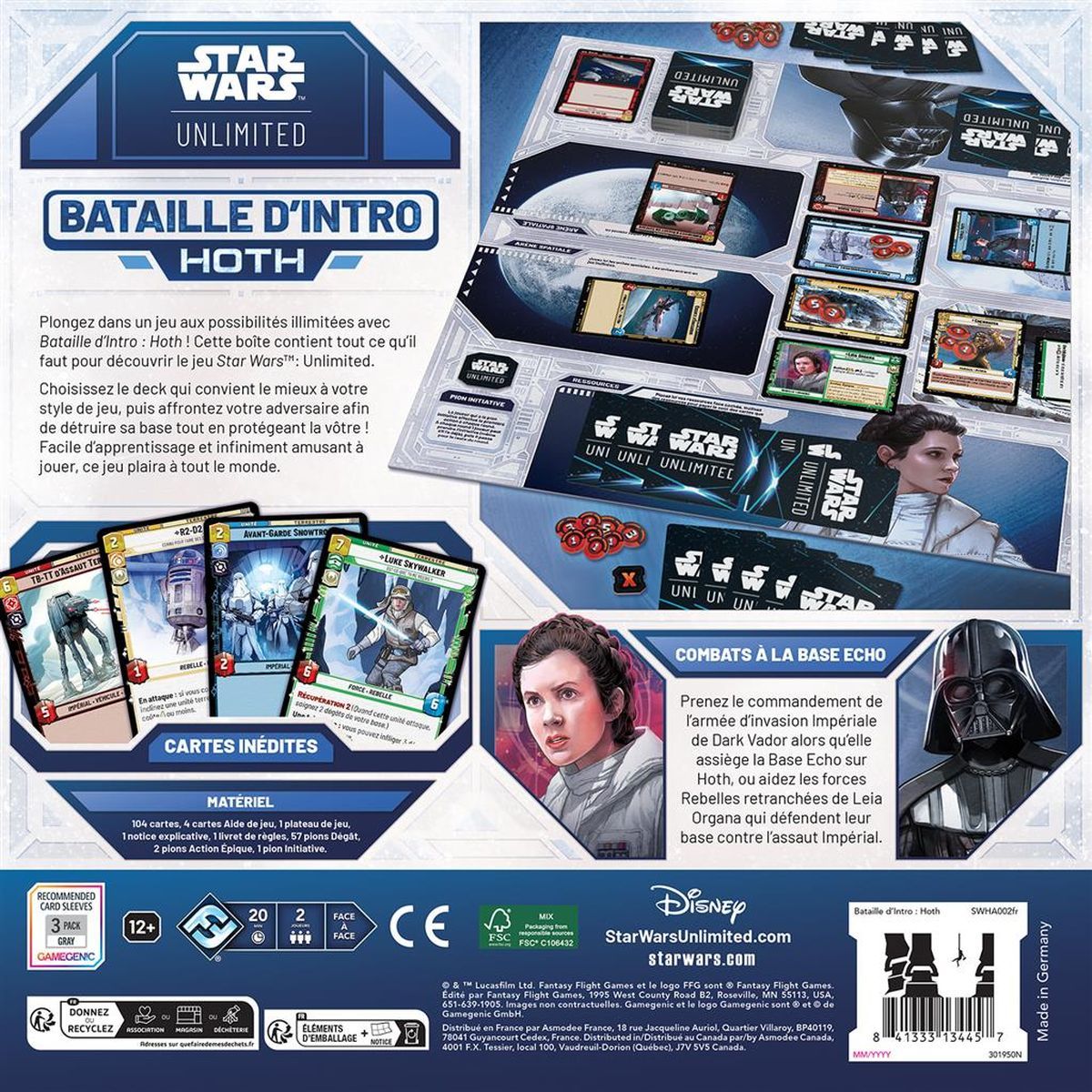 Learning Box - Intro Battle: Hoth - Star Wars Unlimited - FR