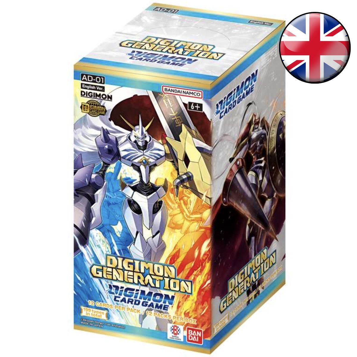 Item Box of 12 Boosters - AD01 Digimon Generation - Digimon Card Game - EN