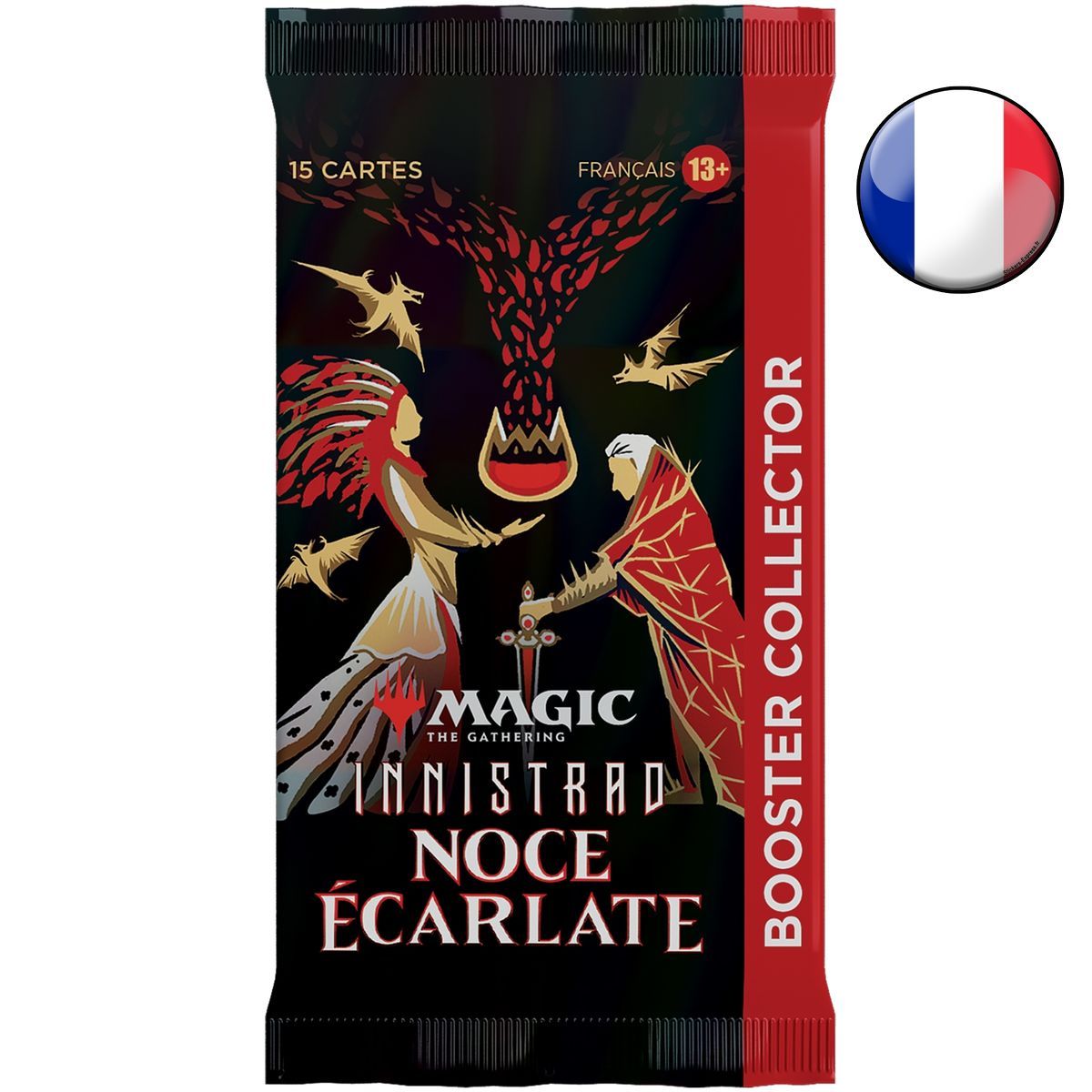 Box of 12 Boosters - Collector - Innistrad: Scarlet Wedding - Magic The Gathering - FR