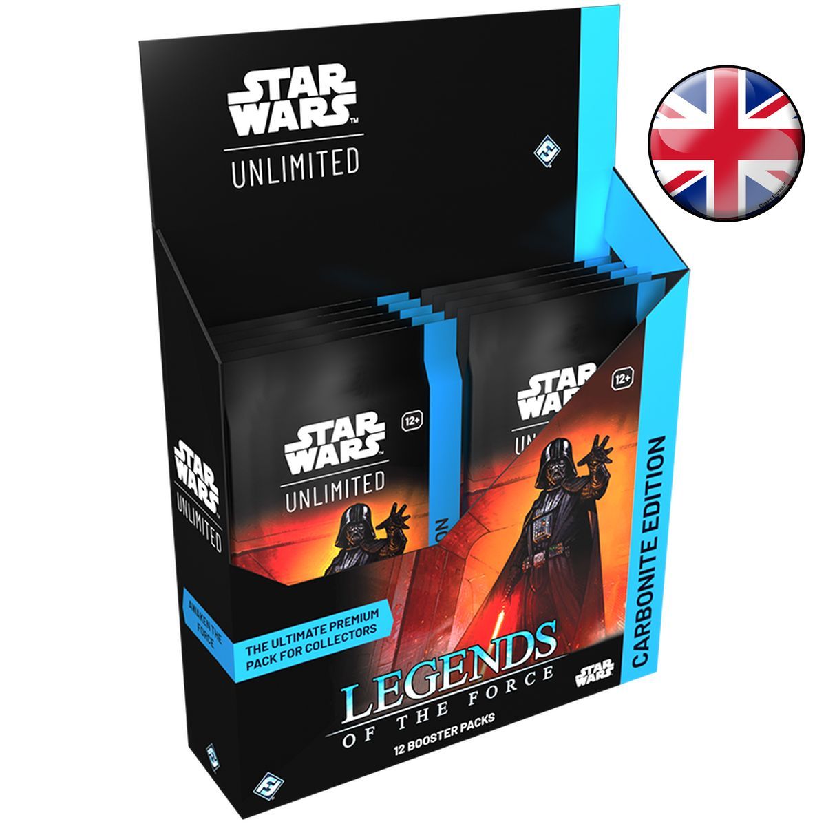 Box of 12 Carbonite Boosters - Star Wars Unlimited: Legends of the Force - EN