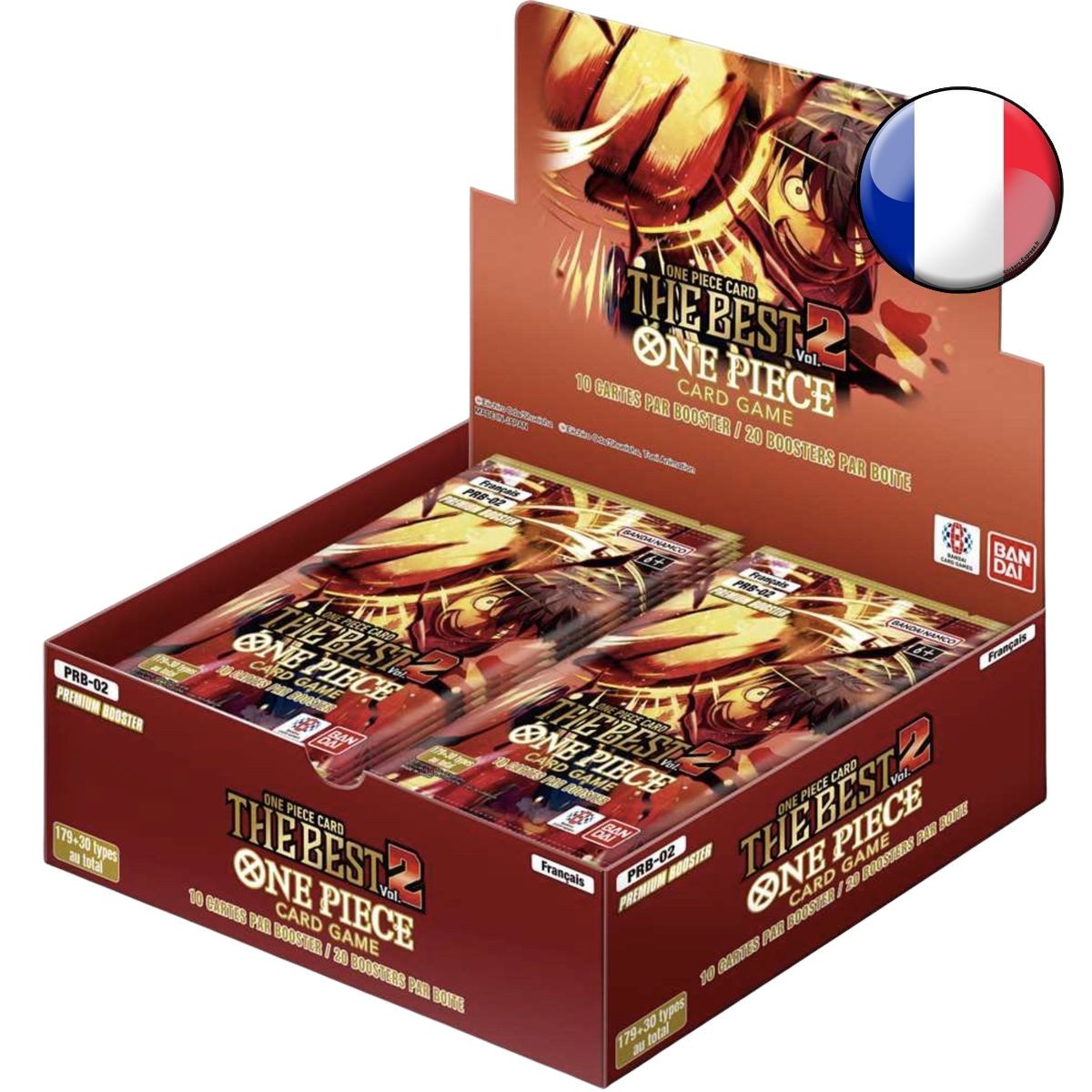 Box of 20 Boosters - PRB02 "The Best" Vol.2 - One Piece CG - FR