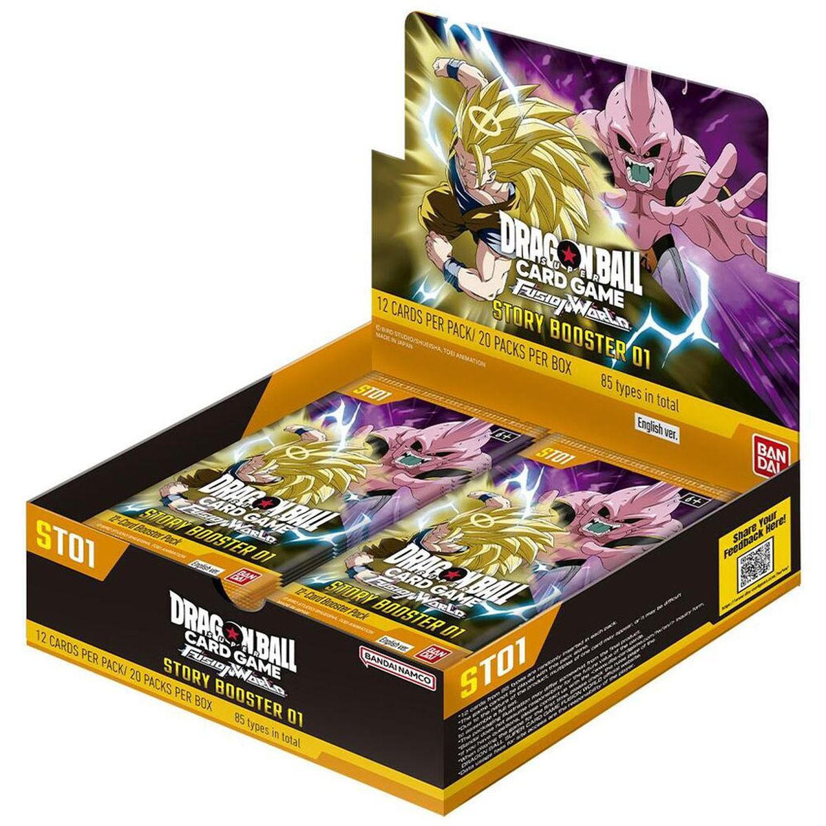 Box of 20 Boosters - ST01: Story Booster Volume 1 - Dragon Ball Super CG Fusion World - EN