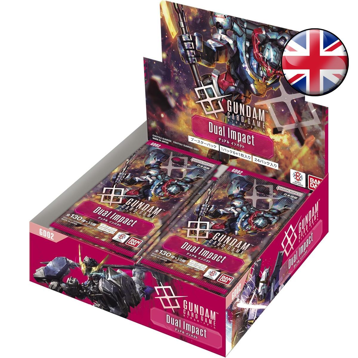 Box of 24 Boosters - Dual Impact [GD-02] - Gundam CG - GD02 - EN