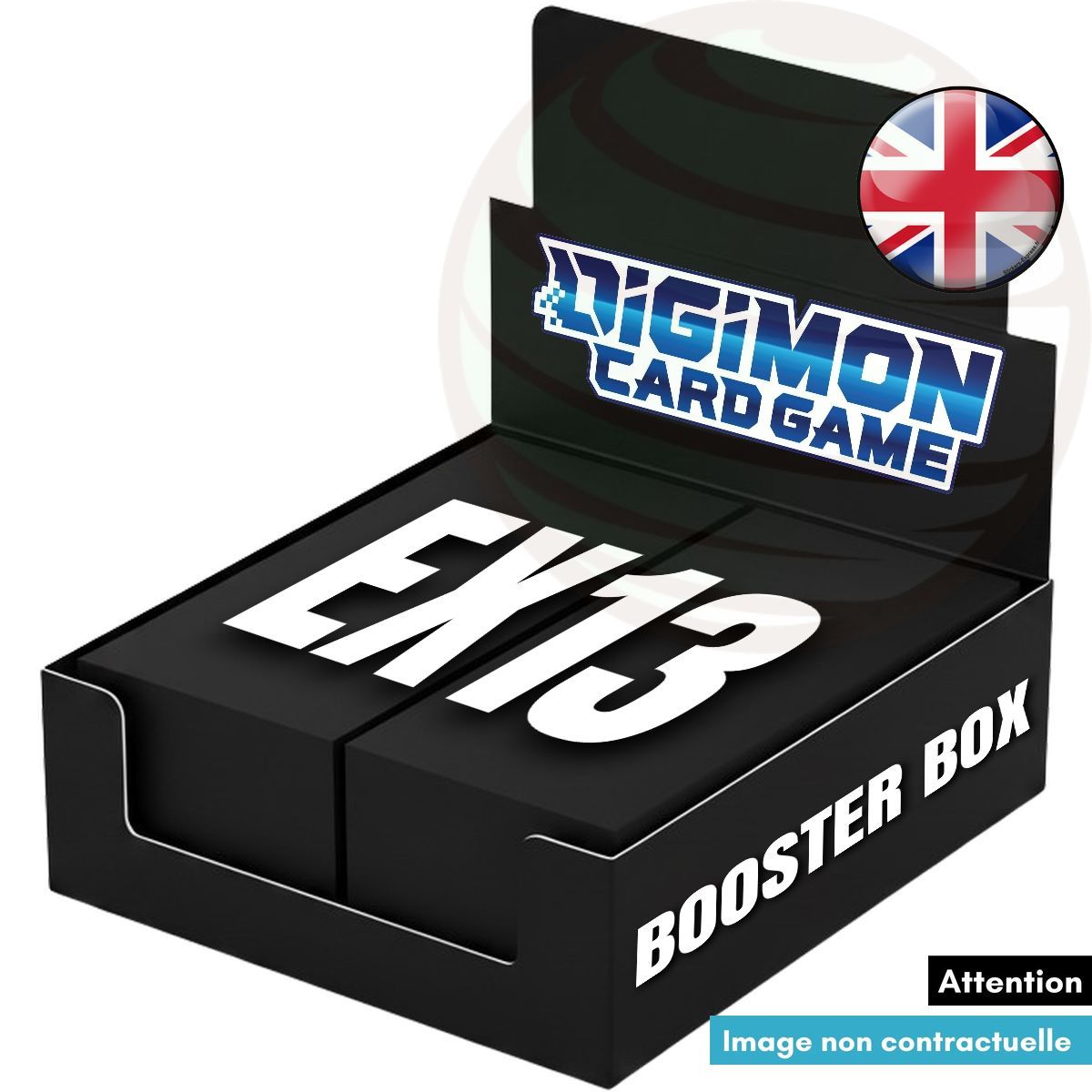 Box of 24 Boosters - EX13: Chivalrous XIII EX-13 - Digimon Card Game - EN