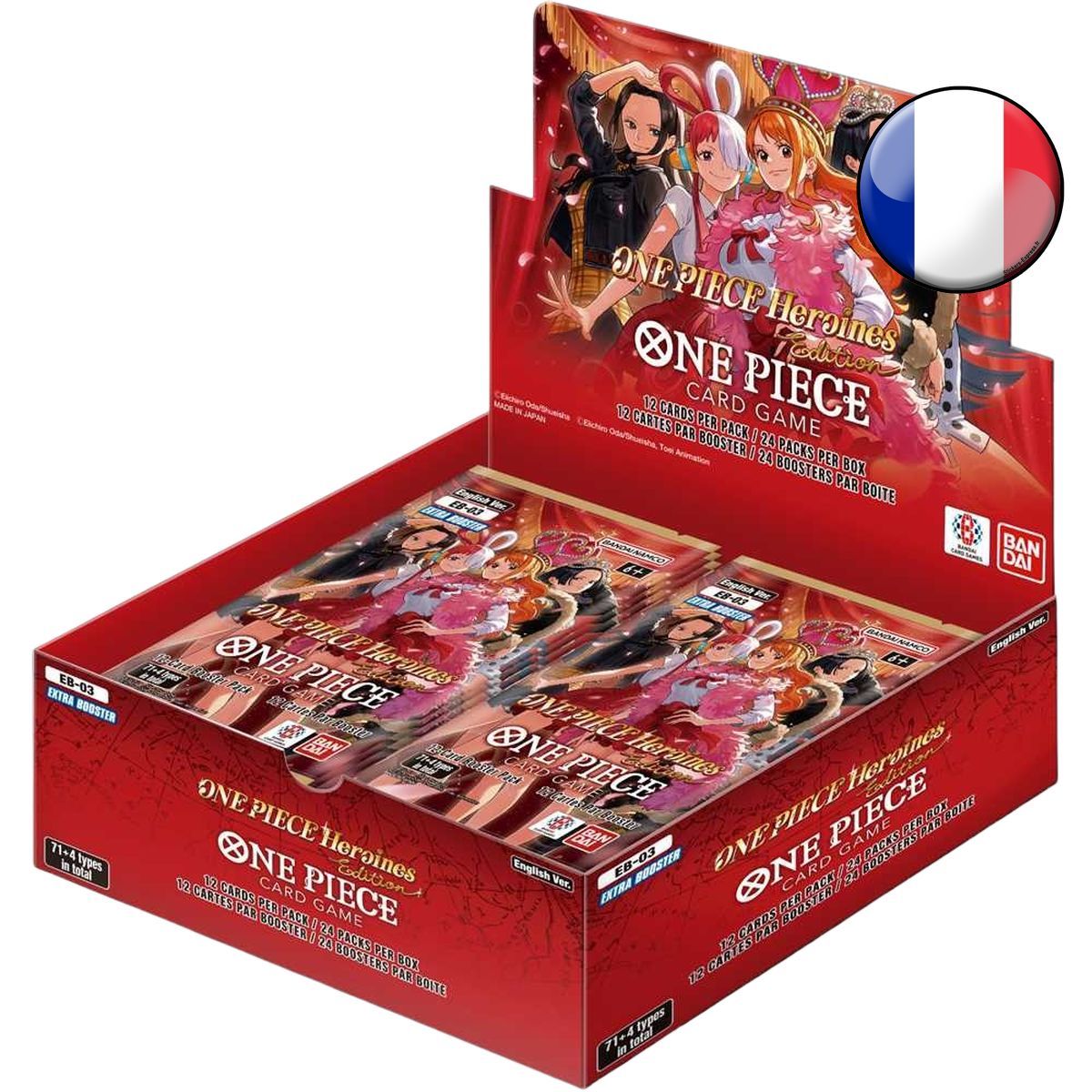 Box of 24 Boosters - Extra Booster - EB03: ONE PIECE Heroines Edition - EB-03 - One Piece CG - FR