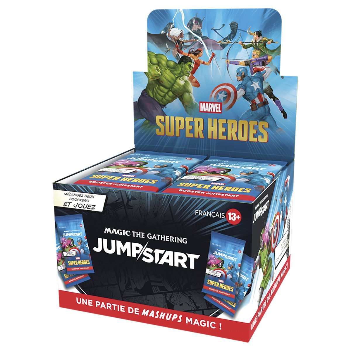 Box of 24 Jumpstart Boosters - Marvel Super Heroes - Magic The Gathering - FR