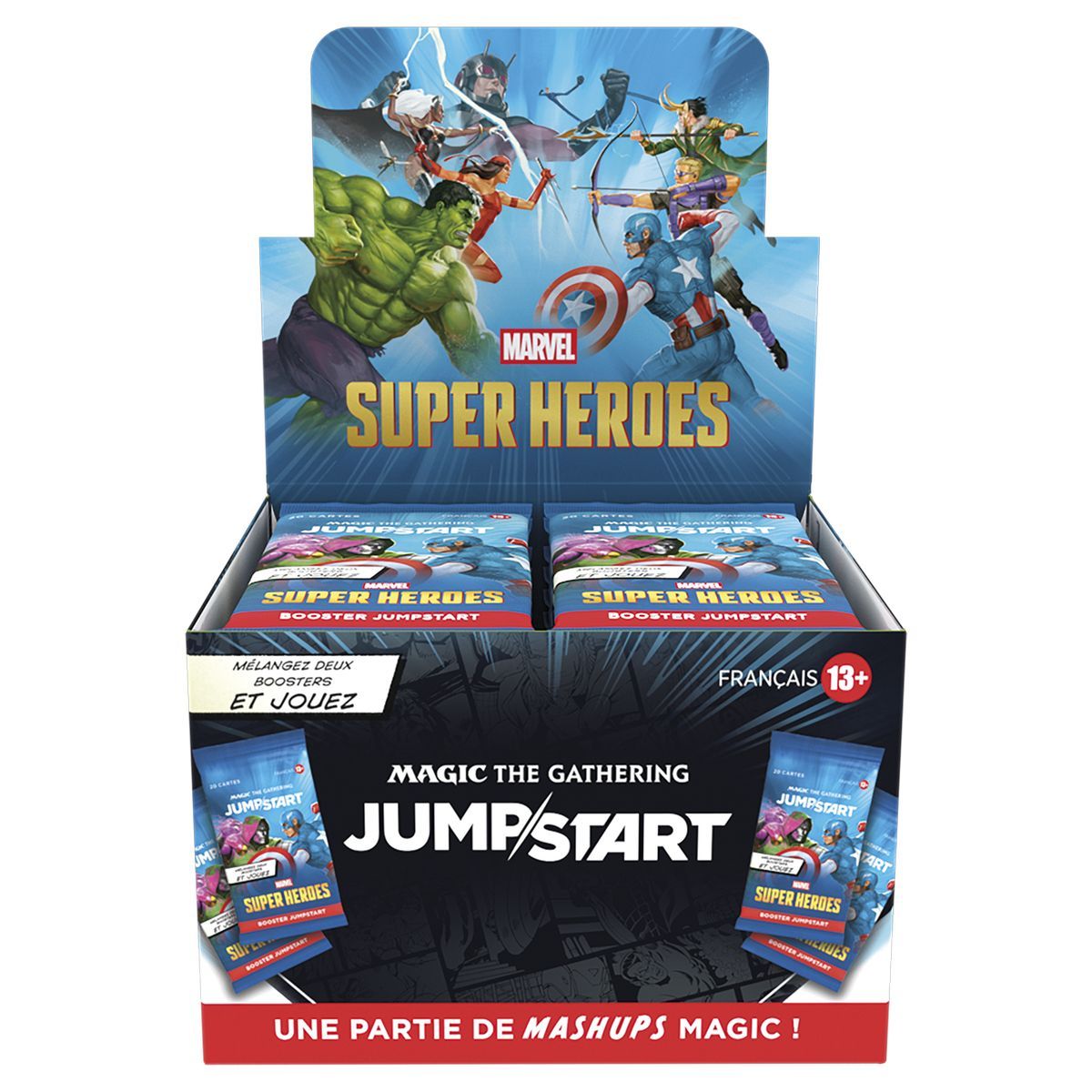 Box of 24 Jumpstart Boosters - Marvel Super Heroes - Magic The Gathering - FR