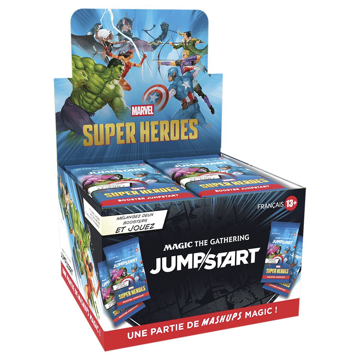 Box of 24 Jumpstart Boosters - Marvel Super Heroes - Magic The Gathering - FR