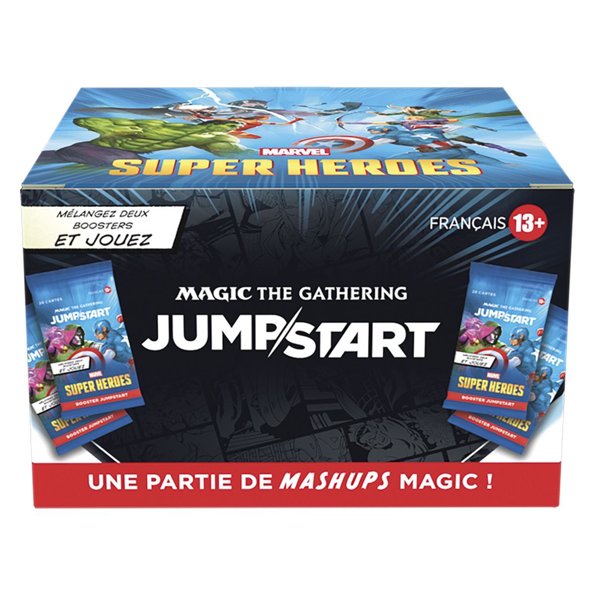 Box of 24 Jumpstart Boosters - Marvel Super Heroes - Magic The Gathering - FR
