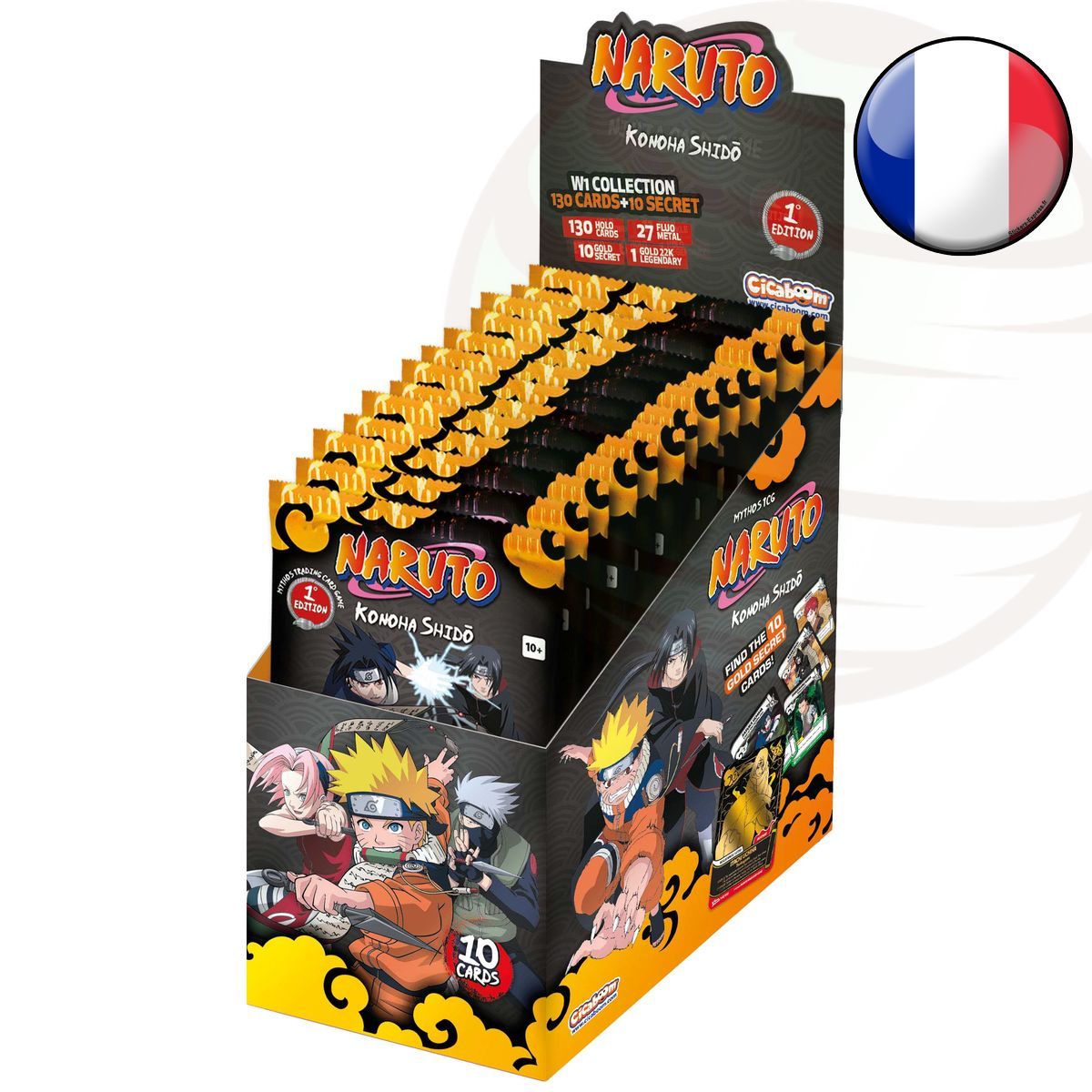 Item Box of 24 Boosters - Konoha Shido - Naruto Mythos TCG - 1st Edition - FR