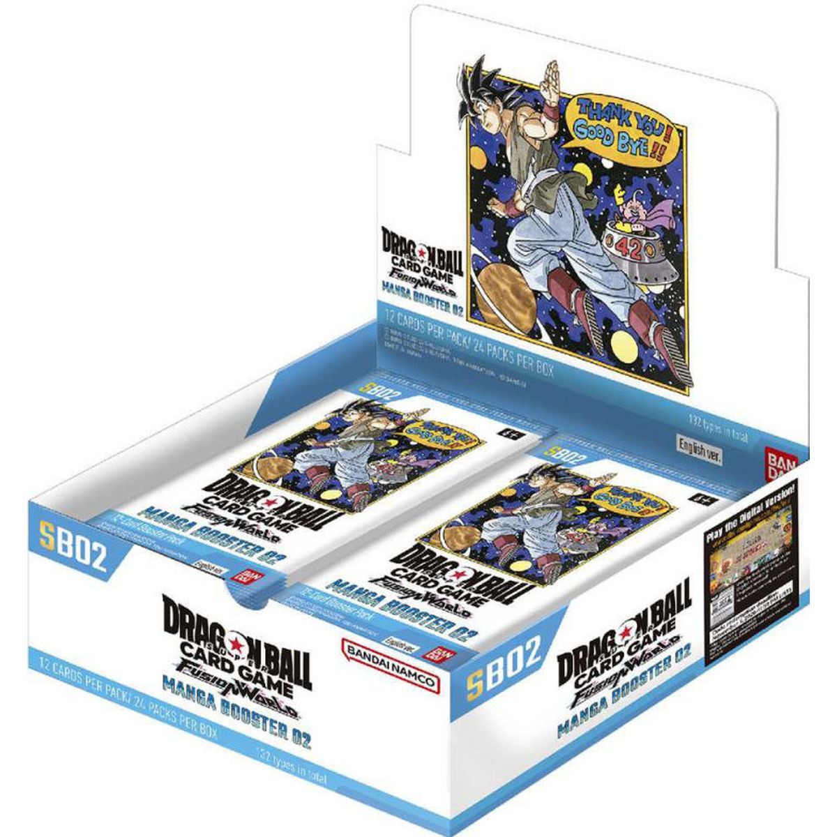 Item Box of 24 Boosters - Manga Booster Pack 02 - SB02 - Dragon Ball Super CG Fusion World - EN