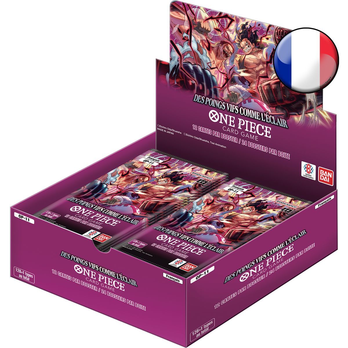 Box of 24 Boosters - OP11: Lightning-Fast Fists - One Piece CG - OP-11 - FR