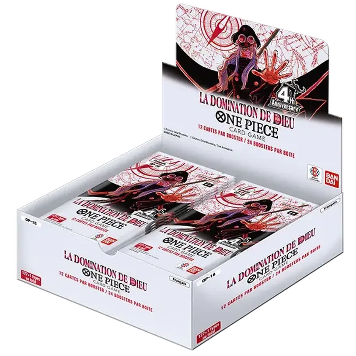 Box of 24 Boosters - OP18: God's Domination - One Piece CG - OP-18 - FR