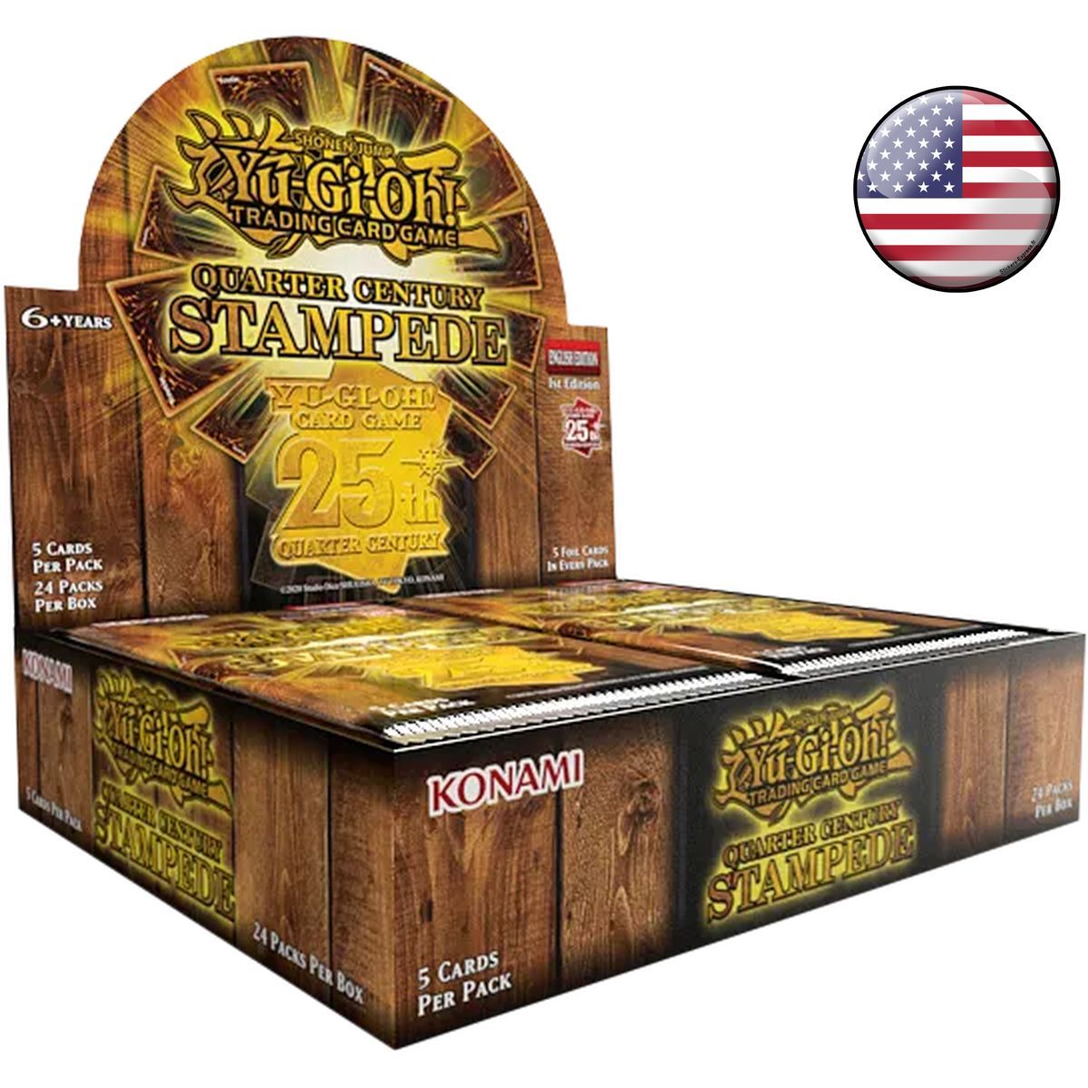 Box of 24 Boosters - Quarter Century Stampede - Yu-Gi-Oh! - RA04 - US