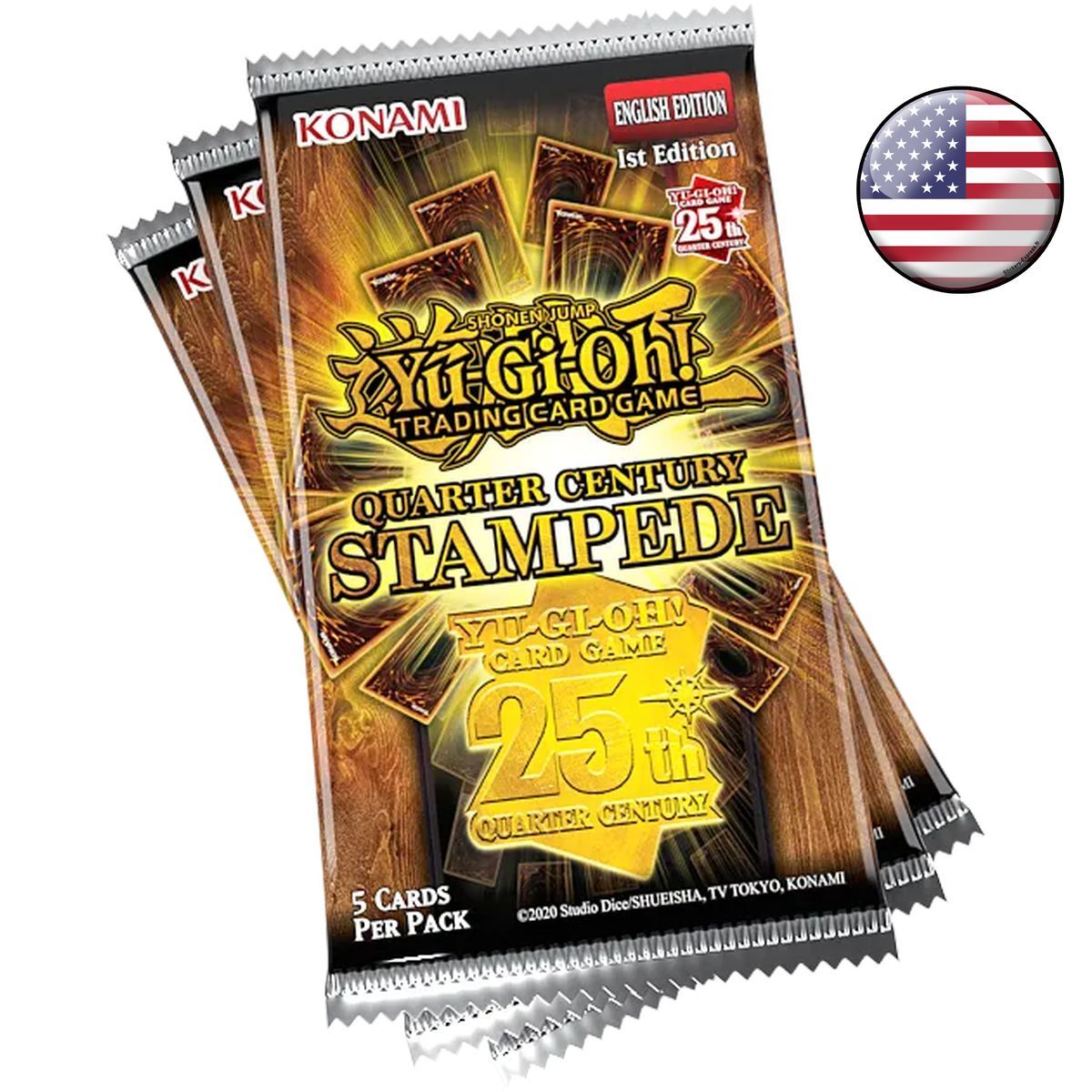 Box of 24 Boosters - Quarter Century Stampede - Yu-Gi-Oh! - RA04 - US