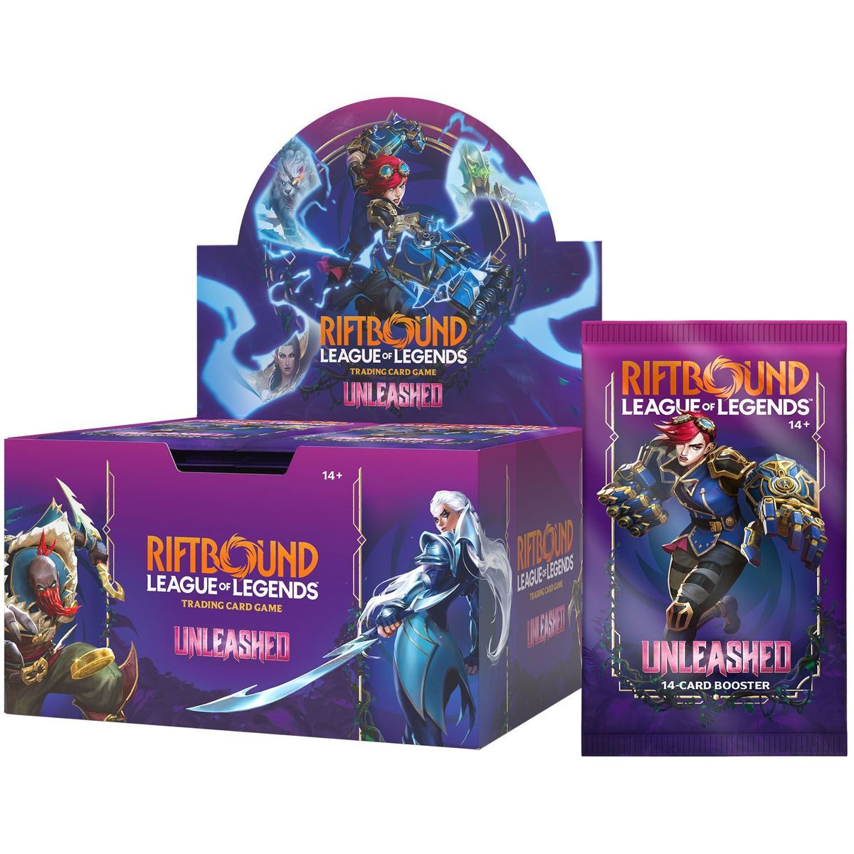 Box of 24 Boosters - Set 3 Unleashed - Riftbound League of Legends TCG - French