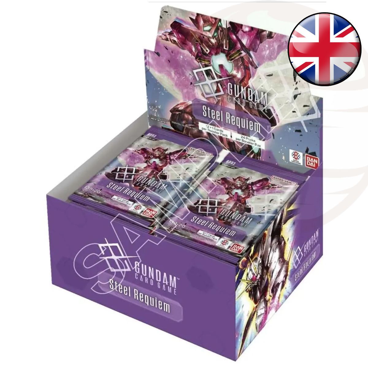 Item Box of 24 Boosters - Steel Requiem [GD-03] - Gundam CG - GD03 - EN