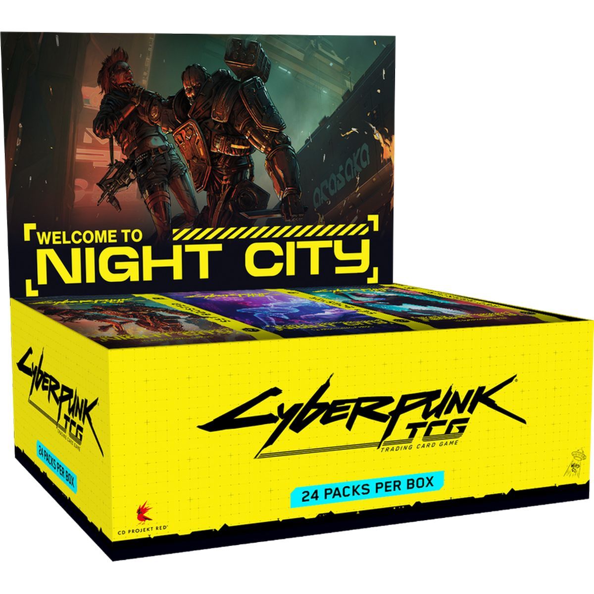 Box of 24 Set Boosters - Welcome to Night City - Cyberpunk TCG - French