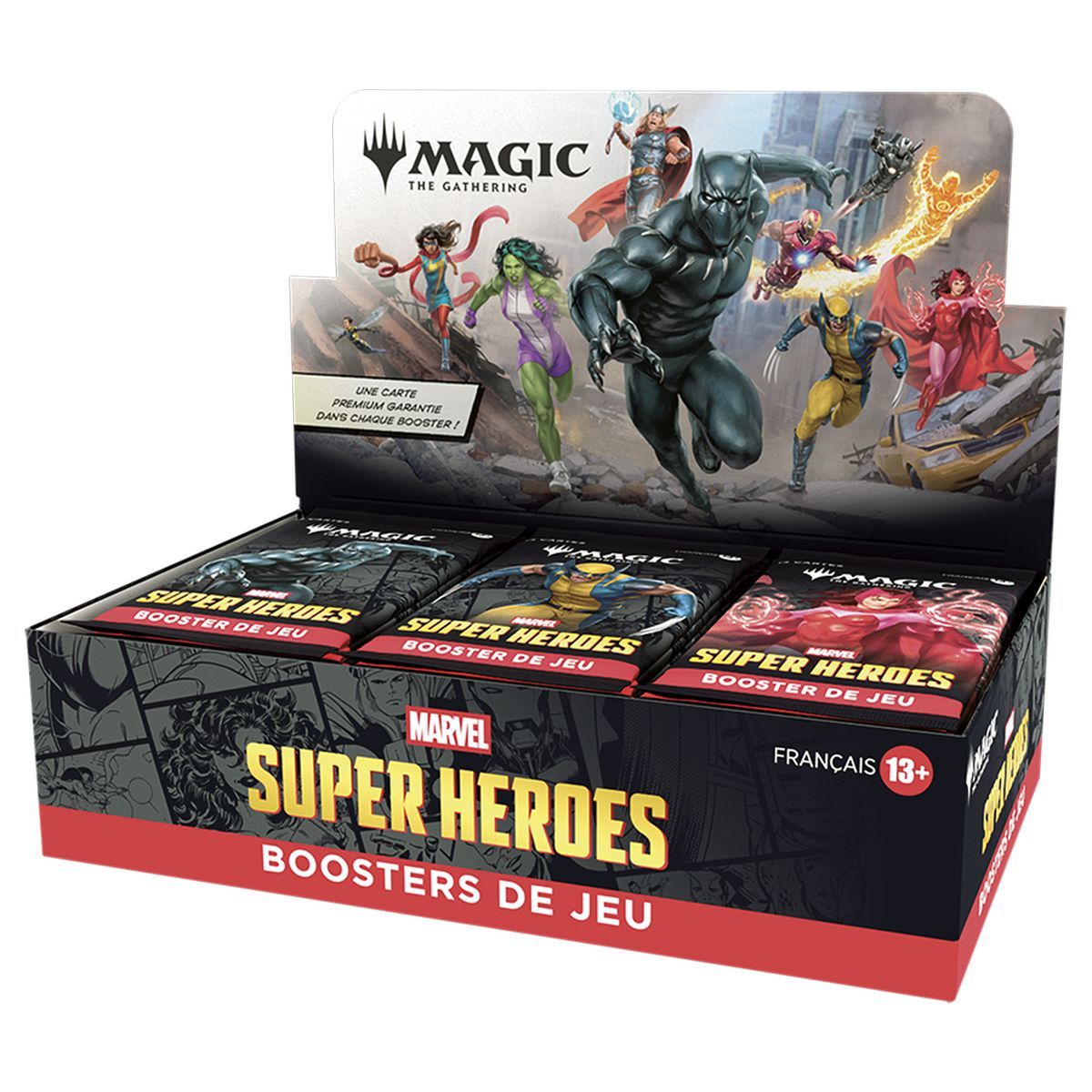 Box of 30 Game Boosters - Marvel Super Heroes - Magic The Gathering - FR