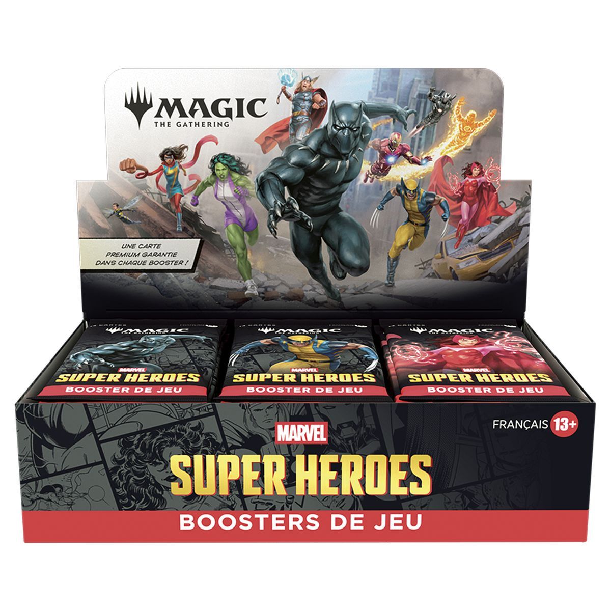 Box of 30 Game Boosters - Marvel Super Heroes - Magic The Gathering - FR
