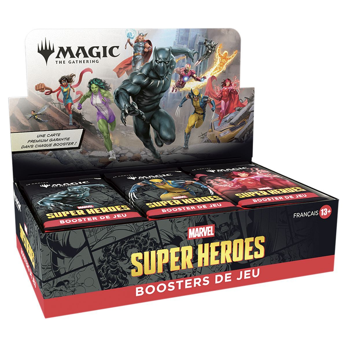 Box of 30 Game Boosters - Marvel Super Heroes - Magic The Gathering - FR