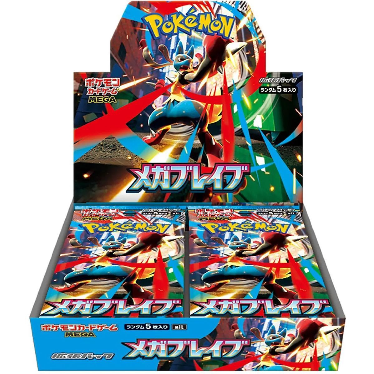 Item Box of 30 Boosters - Mega-Evolution - Mega Brave [M1L] - Pokémon - JP
