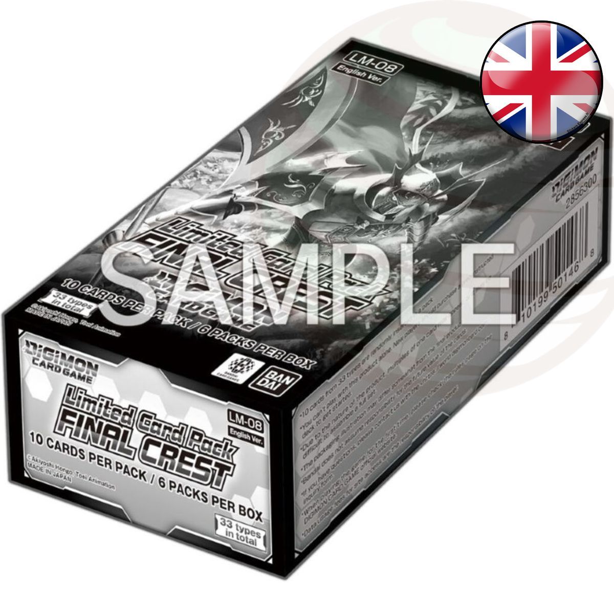 Box of 6 Boosters - Final Crest [LM08] - Digimon Card Game - EN