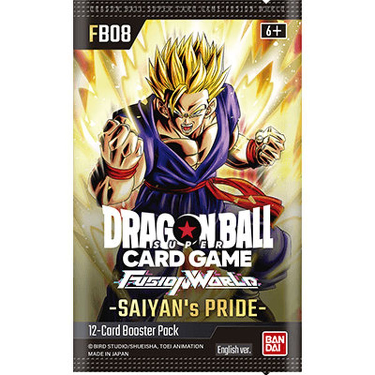 Booster - Saiyan's Pride - FB08 - Dragon Ball Super CG Fusion World - EN