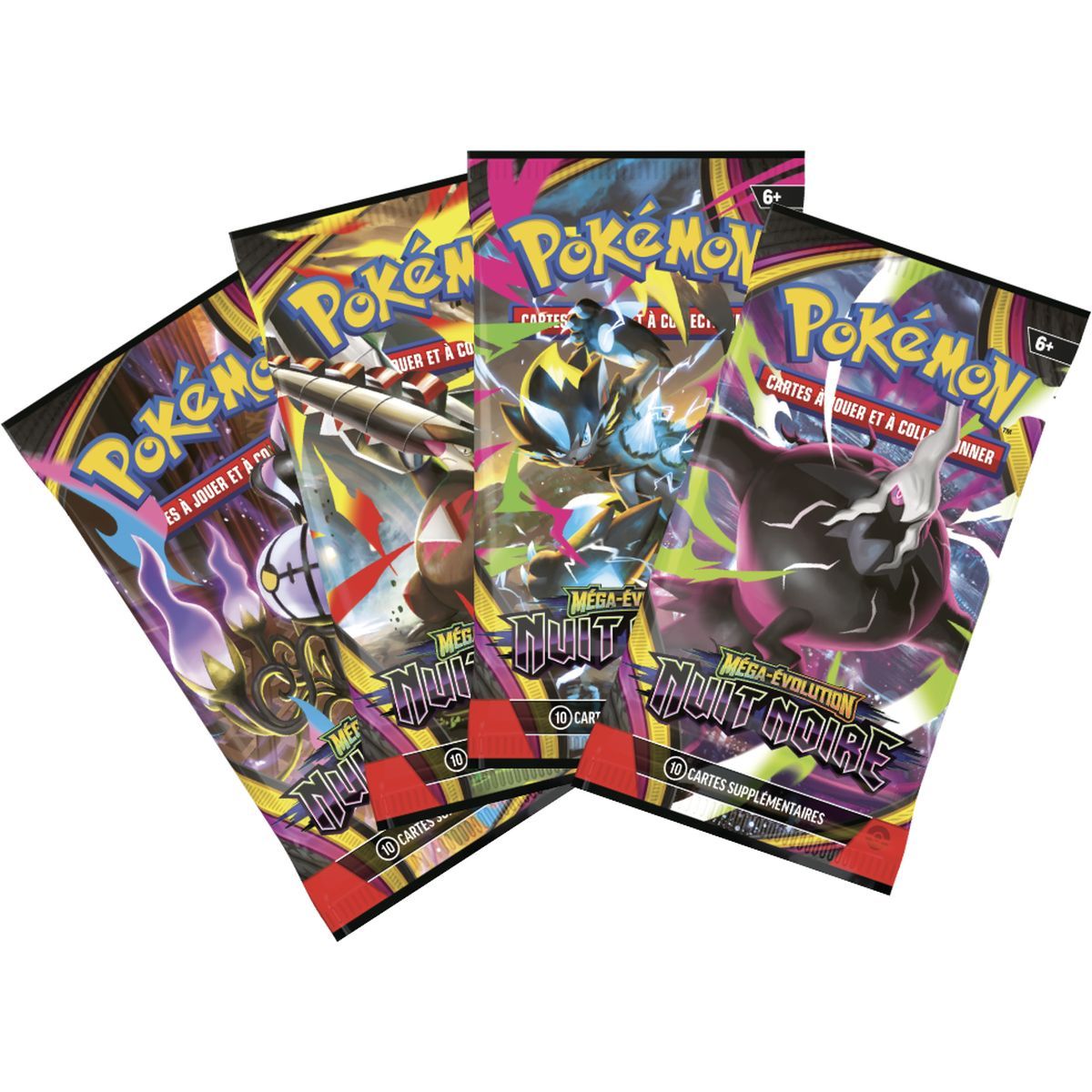 Bundle 6 Boosters - Mega-Evolution: Dark Night [ME05][PBL] - Pokémon - FR