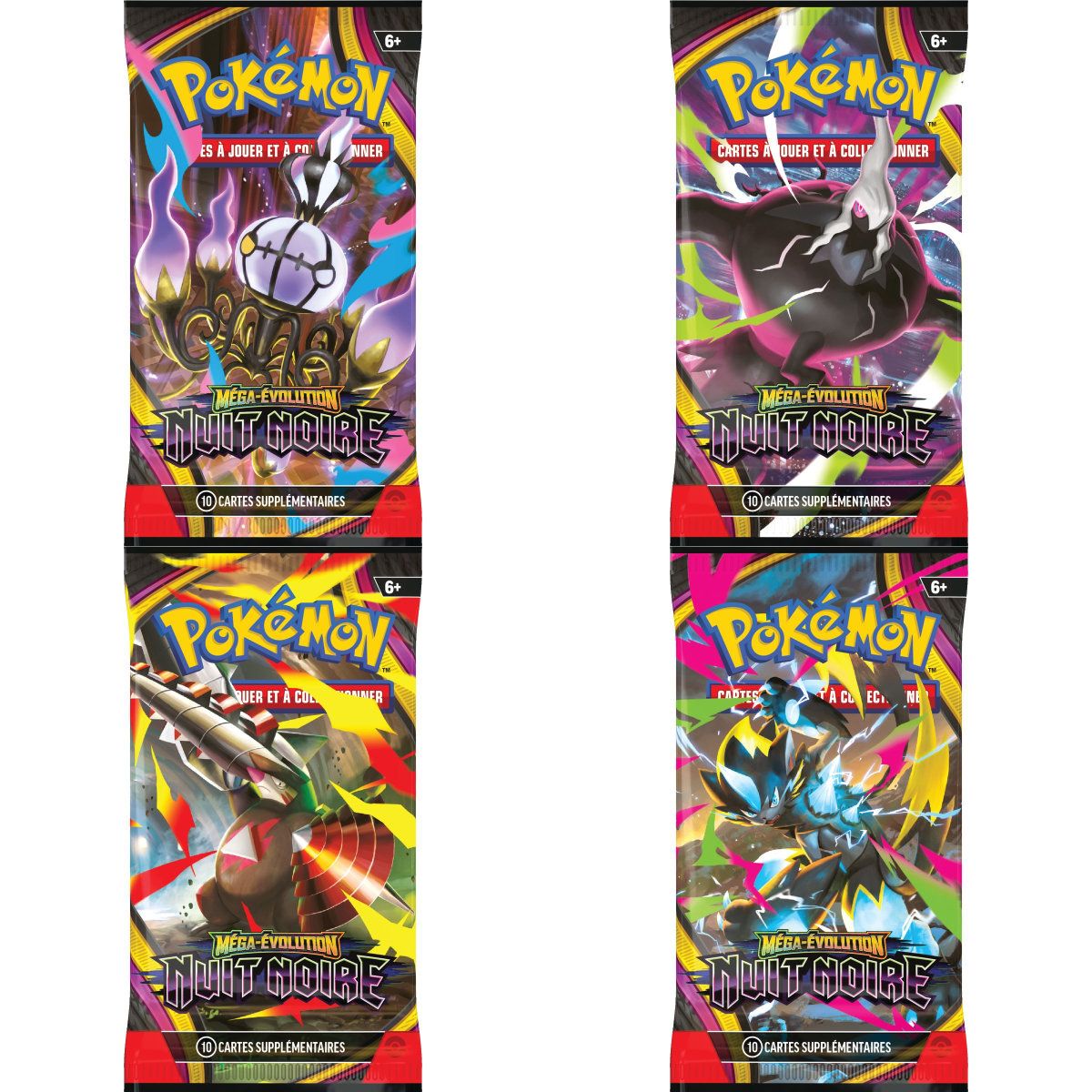 Bundle 6 Boosters - Mega-Evolution: Dark Night [ME05][PBL] - Pokémon - FR