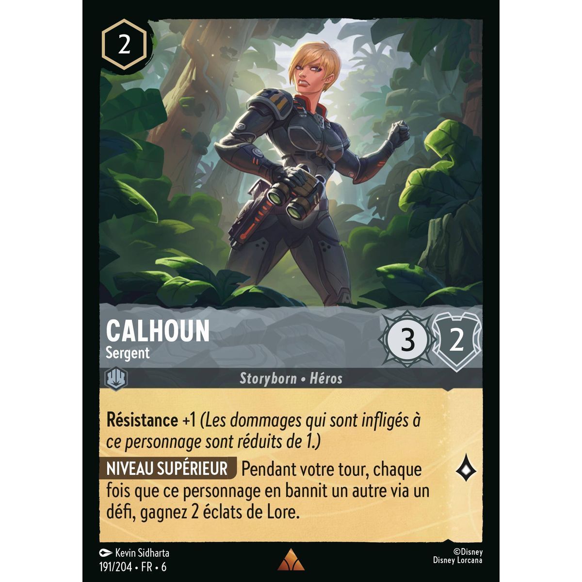 Calhoun, Sergeant - 191/204 - AZS - The Azurite Sea - Rare - French