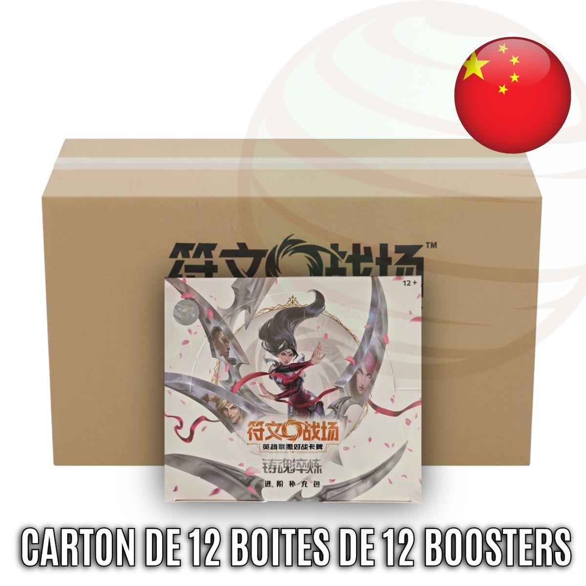 Item Box of 12 Boxes of 12 Jumbo Boosters - Set 2 Spiritforged - Riftbound League of Legends TCG - Chinese