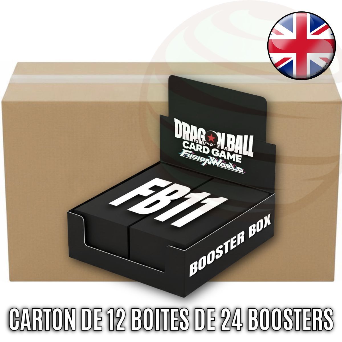 Box of 12 Boxes of 24 Boosters - Brightness of Hope - FB11 - Dragon Ball Super CG Fusion World - EN