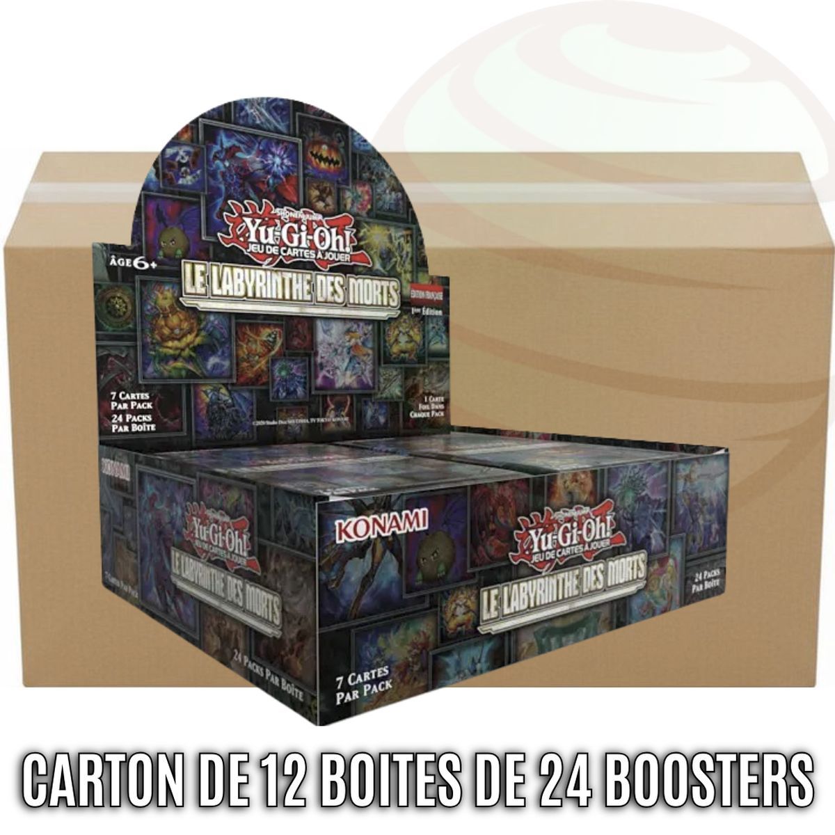 Item Carton of 12 boxes of 24 booster packs - Labyrinth of the Dead - Yu-Gi-Oh! - MZMU - FR