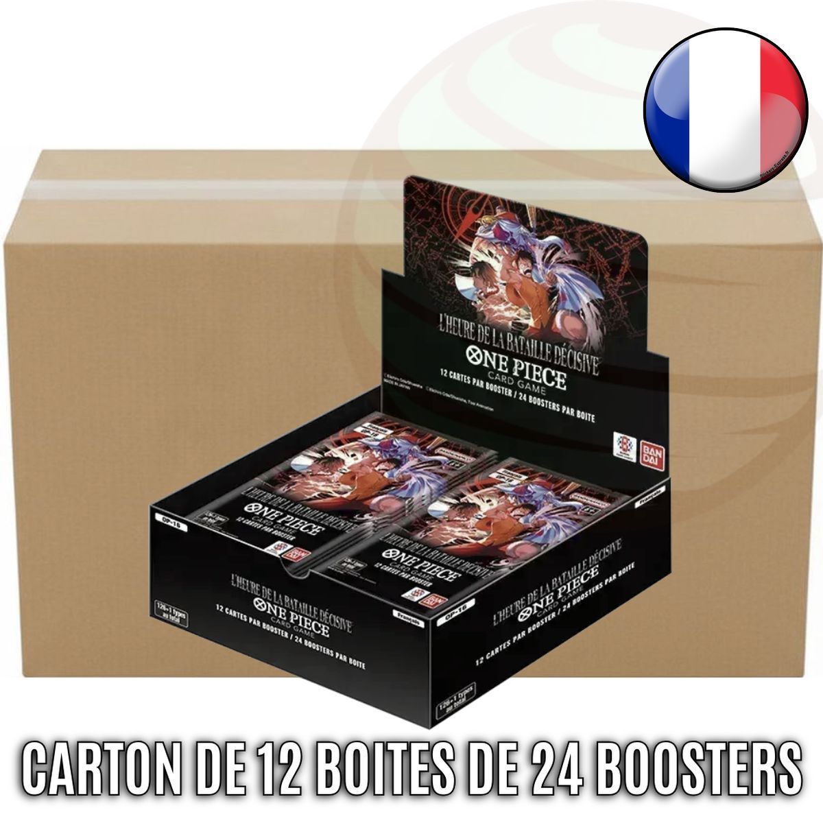 Carton of 12 Boxes of 24 Boosters - OP16: The Hour of the Decisive Battle - One Piece CG - OP-16 - FR