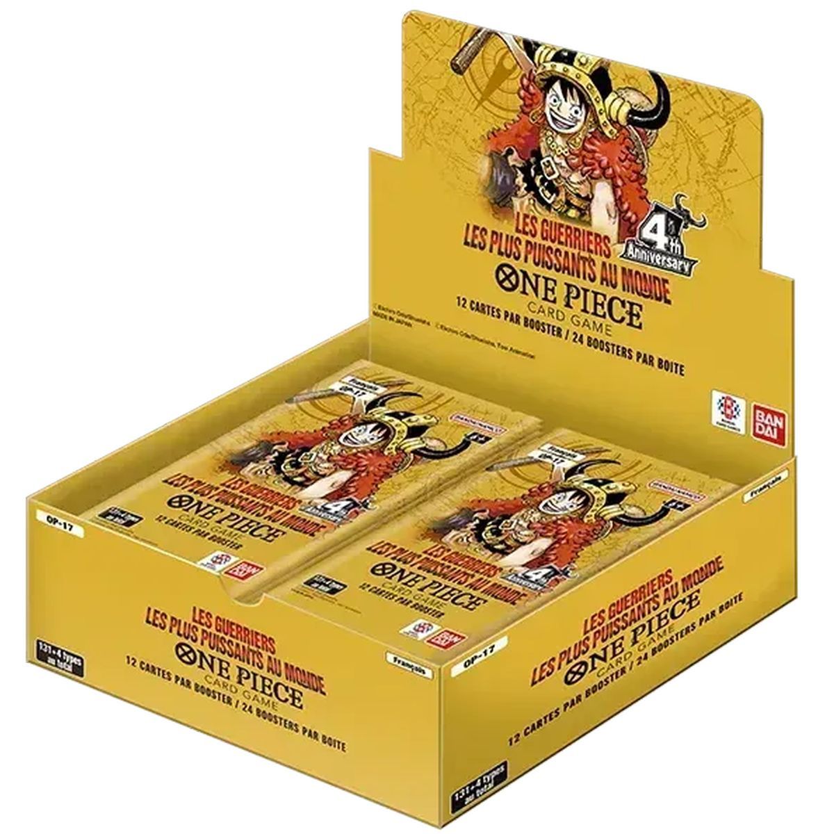 Carton of 12 boxes of 24 boosters - OP17: The World's Strongest Warriors - One Piece CG - OP-17 - FR