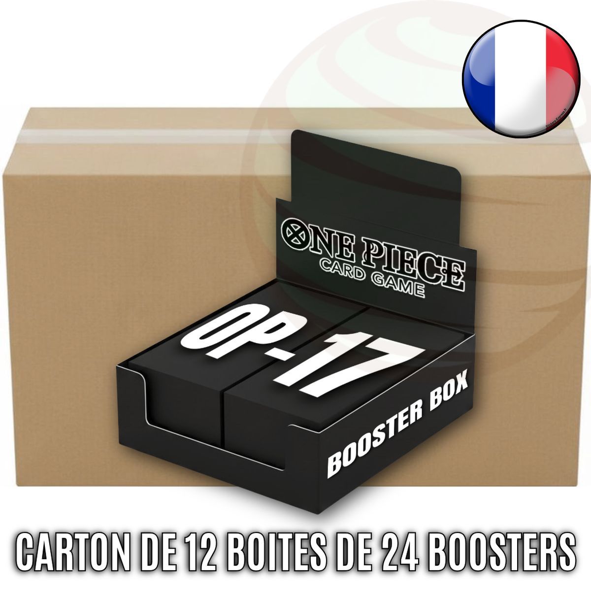 Box of 12 Boxes of 24 Boosters - OP17 - One Piece CG - OP-17 - FR