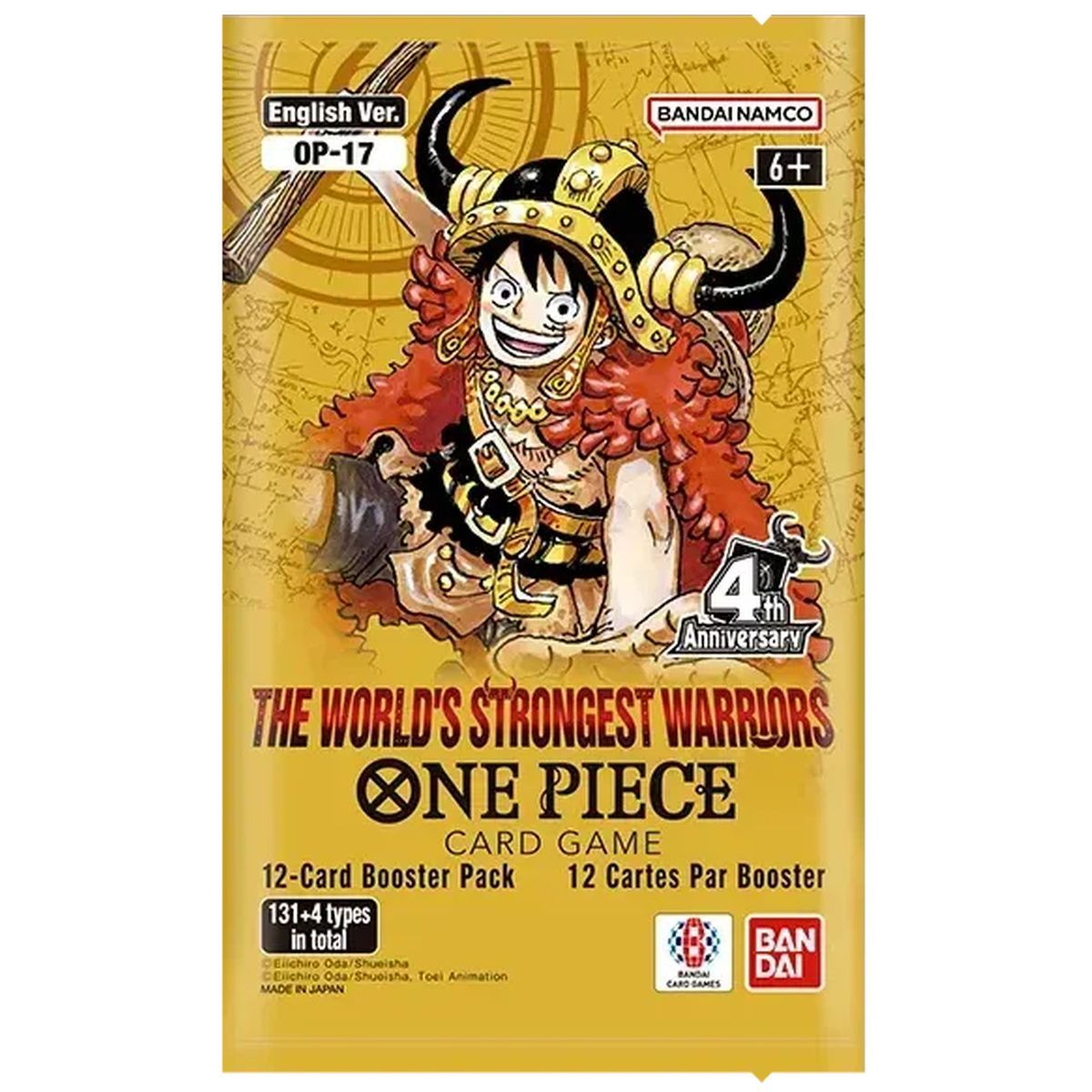 Box of 12 Boxes of 24 Boosters - OP17: The World's Strongest Warriors - One Piece CG - OP-17 - EN