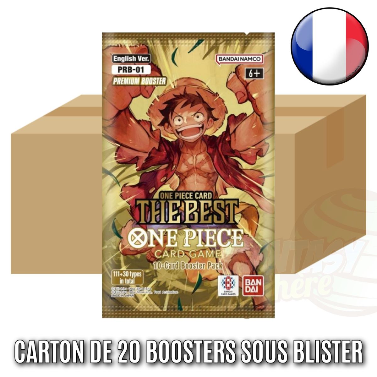 Box of 20 Blister Boosters - PRB01 "The Best" - One Piece CG - FR 🇫🇷