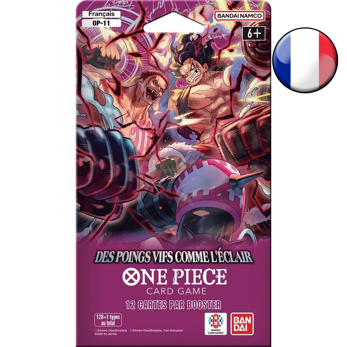 Box of 24 Blister Boosters - OP11: Lightning-Fast Fists - One Piece CG - OP-11 - FR